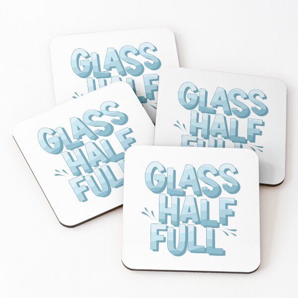 Item preview, Glass Half Full designed and sold by Cliché Calligraphy.