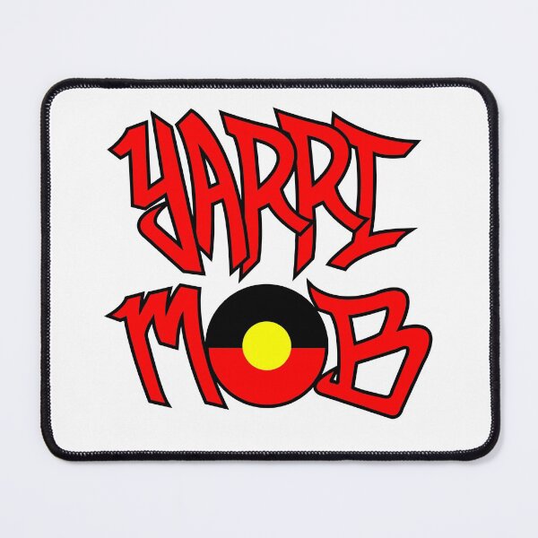 Item preview, Yarri Mob Graffiti - Aboriginal Flag 4 designed and sold by wigilwigil.