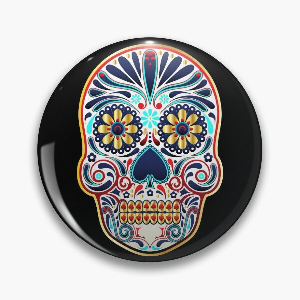 Item preview, skull mexicancatrina designed and sold by cat poe.