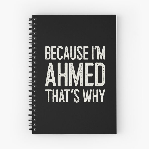 Item preview, Because I’m Ahmed That’s Why Funny Personalized Name designed and sold by MariosNydras.