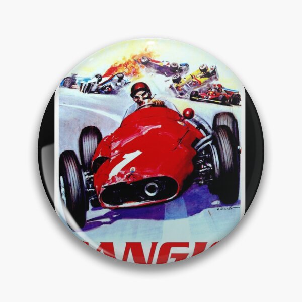 Item preview, FANGIO Vintage Grand Prix Auto Racing Print Classic designed and sold by PattySweeney.