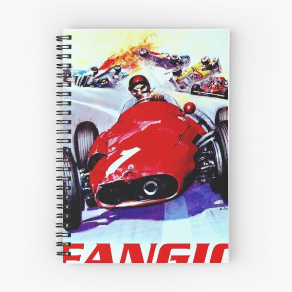 Artikelvorschau, FANGIO Vintage Grand Prix Auto Racing Print Classic entworfen und verkauft von PattySweeney.