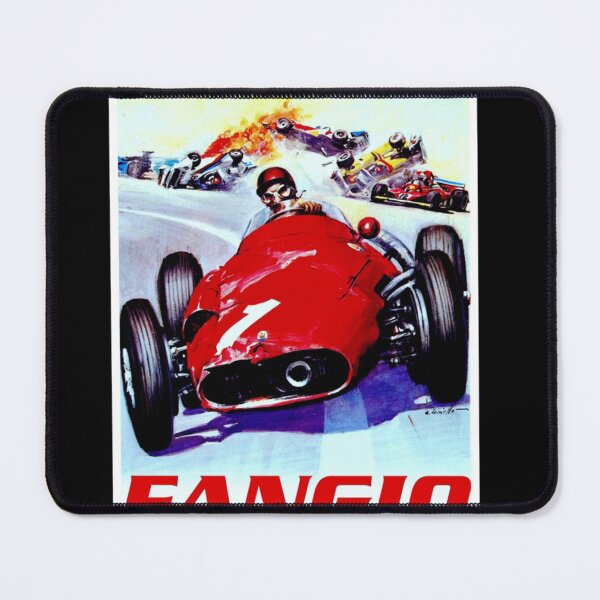 Item preview, FANGIO Vintage Grand Prix Auto Racing Print Classic designed and sold by PattySweeney.