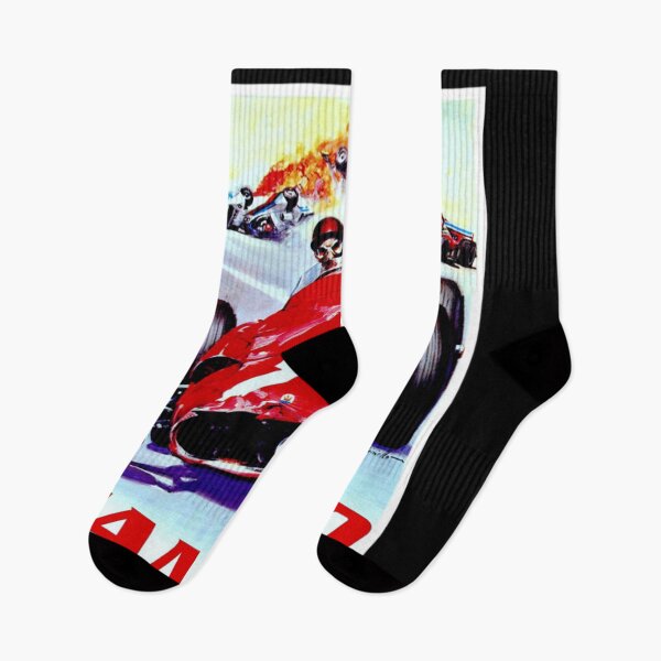 Item preview, FANGIO Vintage Grand Prix Auto Racing Print Classic designed and sold by PattySweeney.