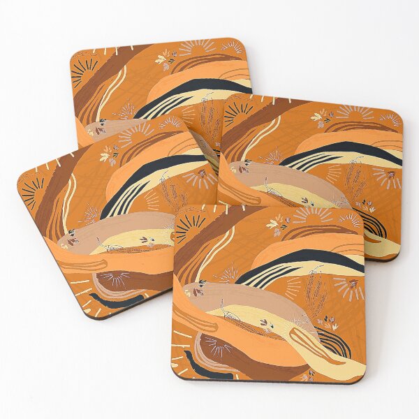 Item preview, Sienna Brown And Burnt Orange Modern Abstract Designs  designed and sold by DEC02.