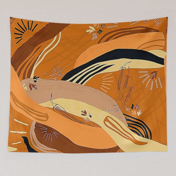 Item preview, Sienna Brown And Burnt Orange Modern Abstract Designs  designed and sold by DEC02.