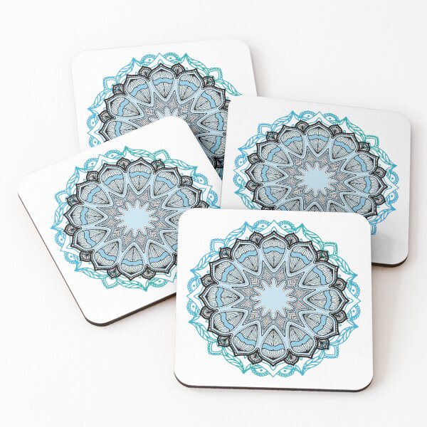 Item preview,  Peaceful Mandala (Blue/black and teal) designed and sold by WithAngela.