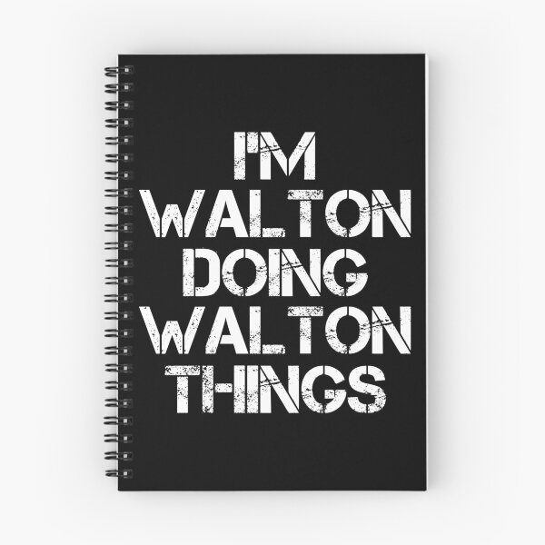 Item preview, Walton Name T Shirt - I'm Walton Doing Walton Things Name Gift Item Tee designed and sold by chezeva.