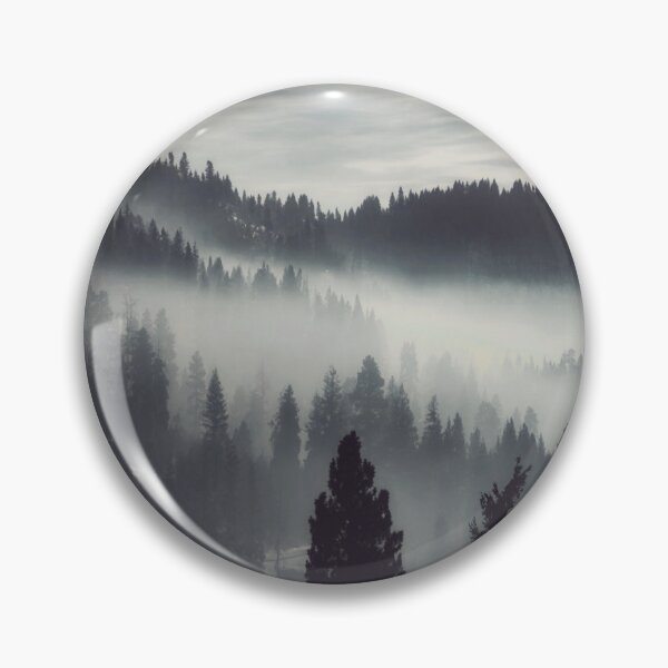 Item preview, Dark Winter - Smokey Grey Forest Mist Landscape designed and sold by Simi2020.