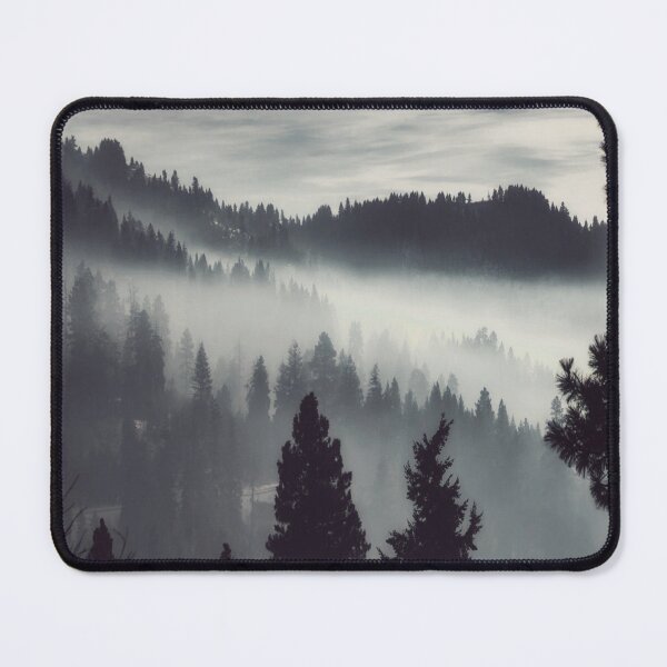 Item preview, Dark Winter - Smokey Grey Forest Mist Landscape designed and sold by Simi2020.