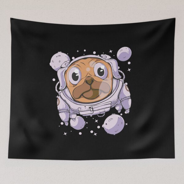 Item preview, Pug dog astronaut designed and sold by DerSenat.
