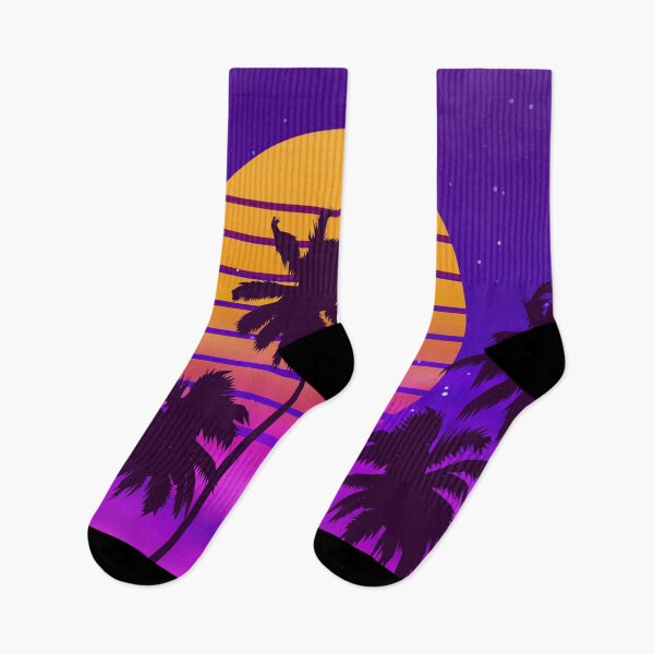 Item preview, Misty sunset retrowave designed and sold by MaiZephyr.