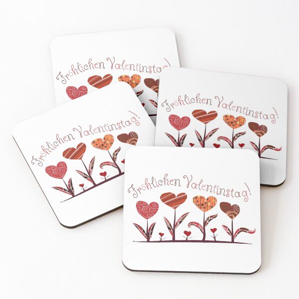 Item preview, Heart Bouquette "Fröhlichen Valentinstag!" designed and sold by MC Art Studio.