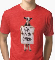 Eat Mor Chikin Tri-blend T-Shirt