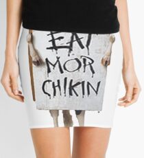 Eat Mor Chikin Mini Skirt