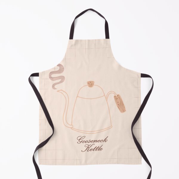 Item preview, Minimal Gooseneck Kettle Illustration with Grid Background  designed and sold by citrusapple.