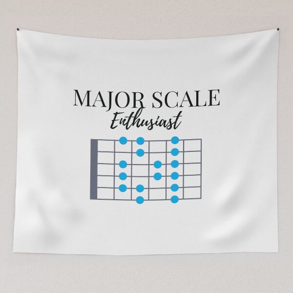 Item preview, Major Scale Enthusiast Light Theme designed and sold by nightsworthy.