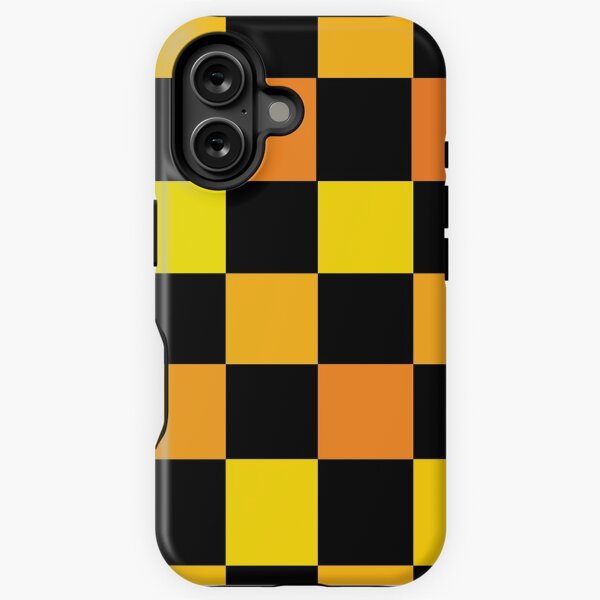 Item preview, Mustard Yellow Gradient Checkerboard Pattern designed and sold by FridPix.