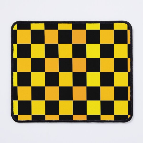 Item preview, Mustard Yellow Gradient Checkerboard Pattern designed and sold by FridPix.