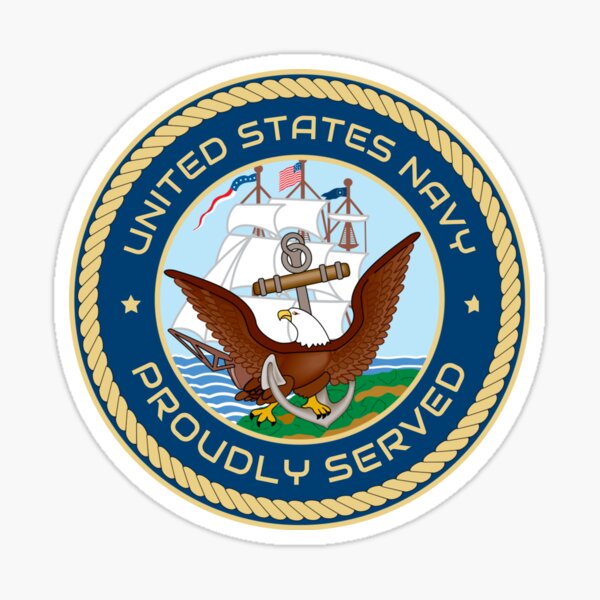 Us Navy Veteran Sticker