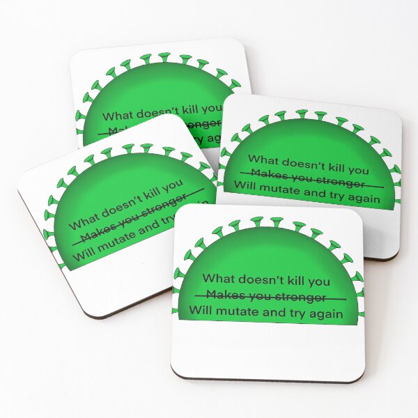 Item preview, what doesn't kill you will mutate and try again designed and sold by OberArt.