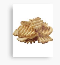 Waffle Fries Metal Print