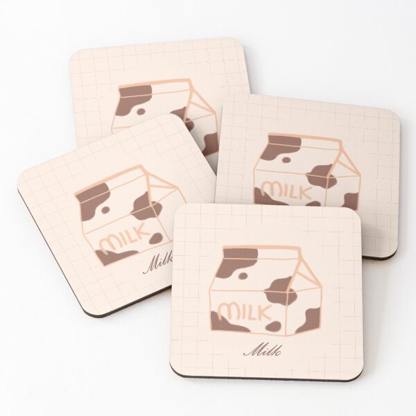 Item preview, Minimal Milk Carton Illustration with Grid Background  designed and sold by citrusapple.
