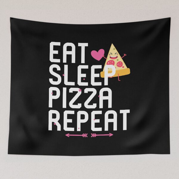 Item preview, Eat Sleep Pizza Repeat Eating Well Food Lover designed and sold by at85productions.