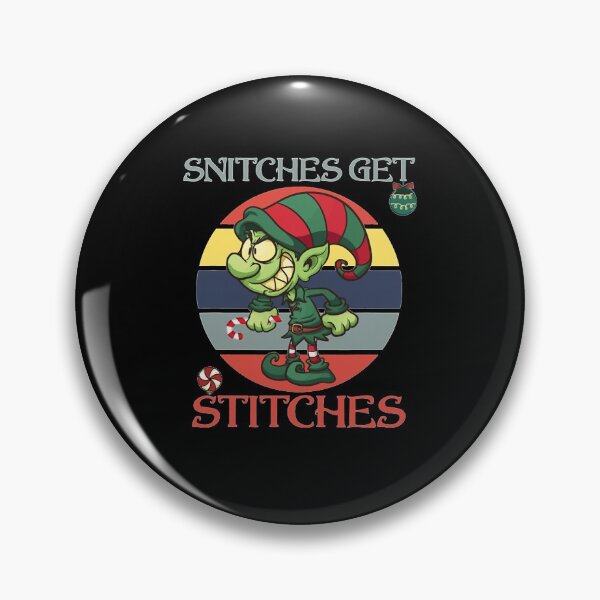 Item preview, Snitches Get Stitches Elf 1 designed and sold by JenniferLecher.