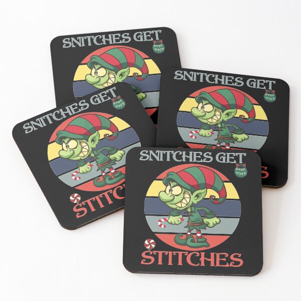 Item preview, Snitches Get Stitches Elf 1 designed and sold by JenniferLecher.