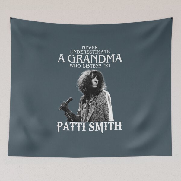 Item preview, Vintage Never Underestimate A Woman Who Listens to Patti Smith   designed and sold by NatashaHow.