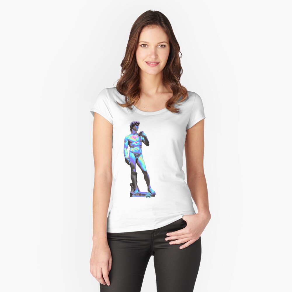Item preview, Fitted Scoop T-Shirt designed and sold by dinaaaaaah.