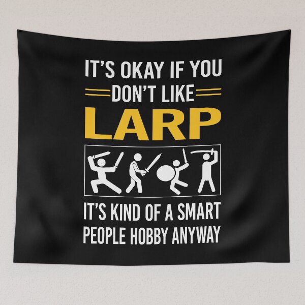 Item preview, Funny Smart People Larp Larping RPG Roleplay Roleplaying Role Playing designed and sold by fatherbarliman.