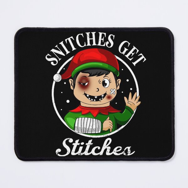 Item preview, Snitches Get Stitches Elf 3 designed and sold by JenniferLecher.
