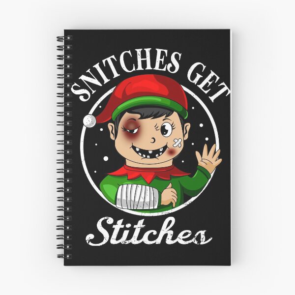 Item preview, Snitches Get Stitches Elf 3 designed and sold by JenniferLecher.