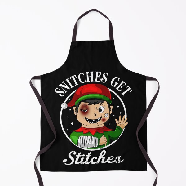 Item preview, Snitches Get Stitches Elf 3 designed and sold by JenniferLecher.