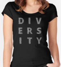 Customisable Unity in Diversity Women's Fitted Scoop T-Shirt