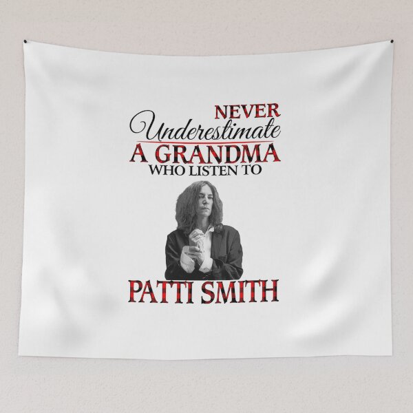 Item preview, Never Underestimate a Grandma who listens to Patti Smith   designed and sold by NatashaHow.