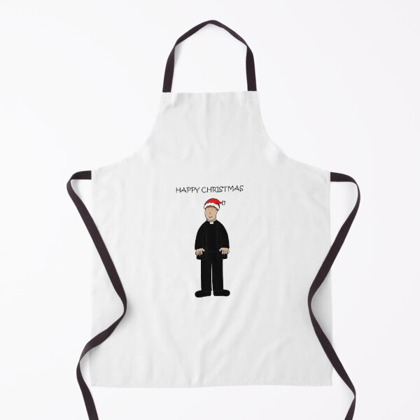 Item preview, Happy Christmas to  Male Vicar Pastor Curate Cartoon designed and sold by KateTaylor.