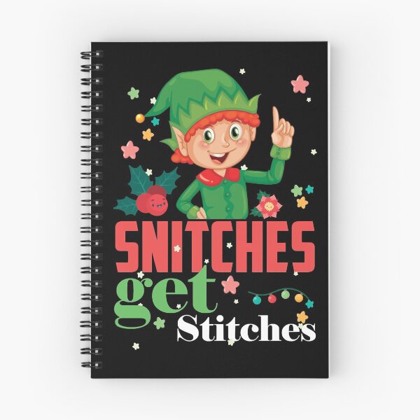Item preview, Snitches get stitches elf 4 designed and sold by JenniferLecher.