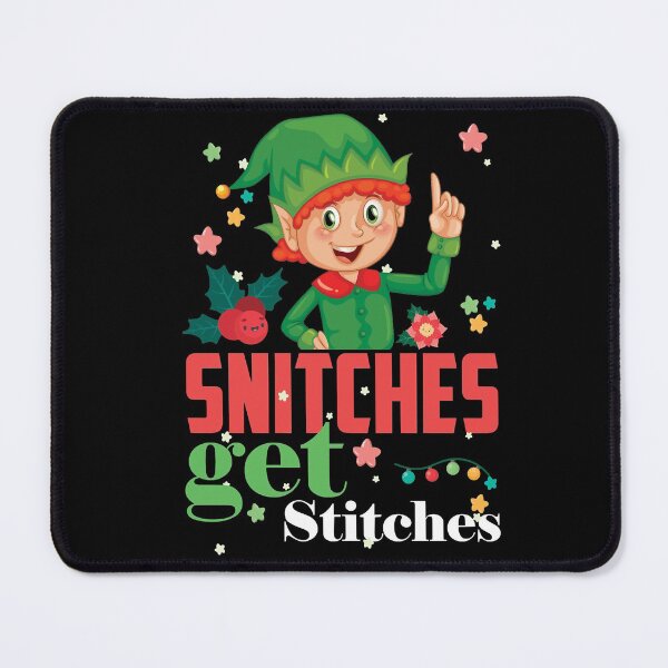 Item preview, Snitches get stitches elf 4 designed and sold by JenniferLecher.