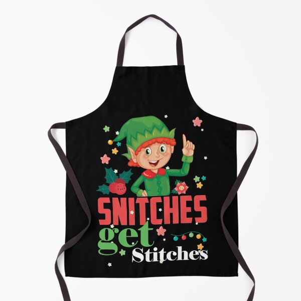Item preview, Snitches get stitches elf 4 designed and sold by JenniferLecher.