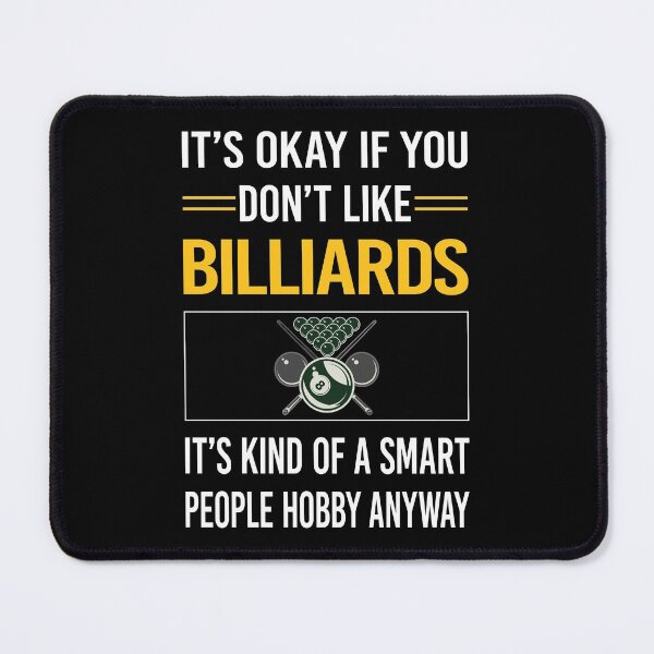 Item preview, Funny Smart People Billiards designed and sold by jiggleterrified.