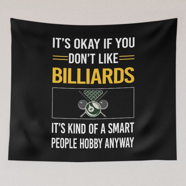 Item preview, Funny Smart People Billiards designed and sold by jiggleterrified.