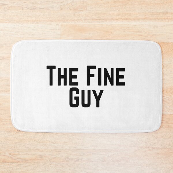 Item preview, The Fine Guy Positive Feeling Delightful Pleasing Pleasant Agreeable Likeable Endearing Lovable Adorable Cute Sweet Appealing Attractive Typographic Slogans for Man’s & Woman’s  designed and sold by Wanneer T-shirts Praten.