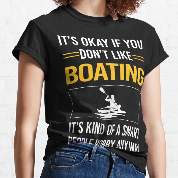 T-Shirt Donna Neck Boat Jersey' Quote Funny Captain Hook ' Funny