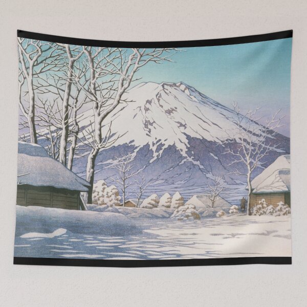 Item preview, Clear Sky after Snow at Mt. Fuji by Kawase Hasui designed and sold by Takeda-art.