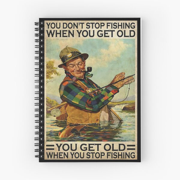 Item preview, Fishermen You Don't Stop Fishing When You Get Old designed and sold by aFloriya1987.