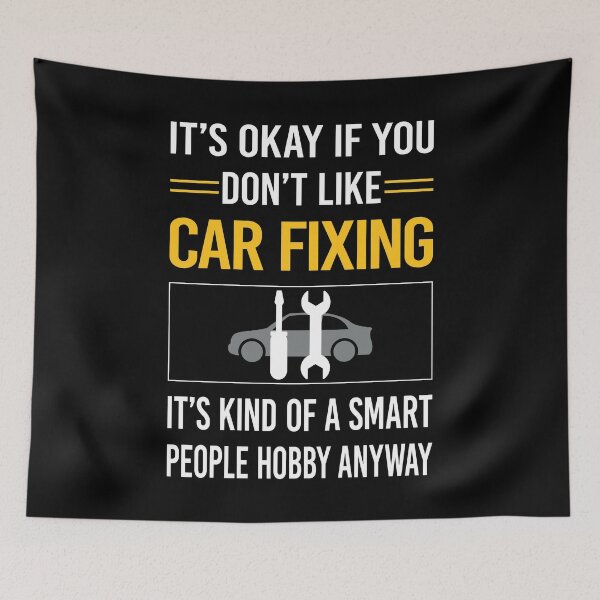 Item preview, Funny Smart People Car Fixing designed and sold by jiggleterrified.