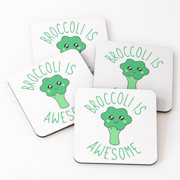 Item preview, Broccoli Is Awesome Cute Kawaii Vegetable Green designed and sold by cashewdays.